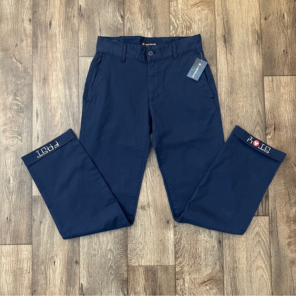 Airwalk Stay Fast Chino Pants Mens Size 29x32 Blue Marine